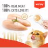 Wanpy וואנפי חטיף ליקוק בכפית לחתולים בטעם עוף 10 יח במארז באנר