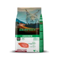 ברייברי מזון יבש לחתול בוגר מסורס נטול דגנים עוף