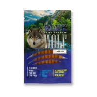 BLUE WOLF חטיף מקלוני ארנבת טבולים בשמן זית