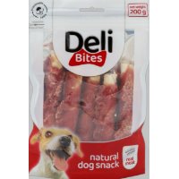 Deli Bites עצם לעיסה לכלב מלופף ברווז דלי בייטס