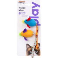 צעצוע עכברים מקשקשים כפול Petstages עם קטניפ