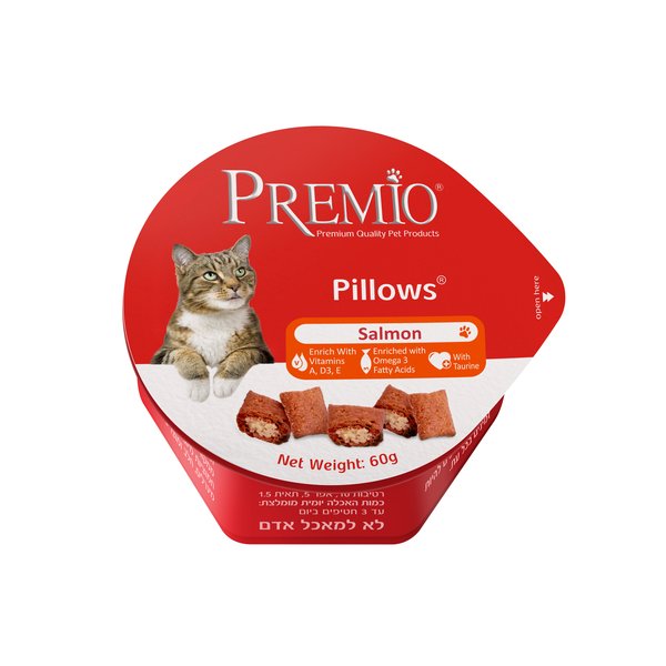 פרמיו חטיף כריות סלמון באנר