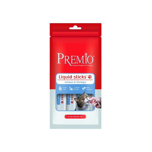 פרמיו חטיף דליקט שלוקים סלמון ושרימפס באנר