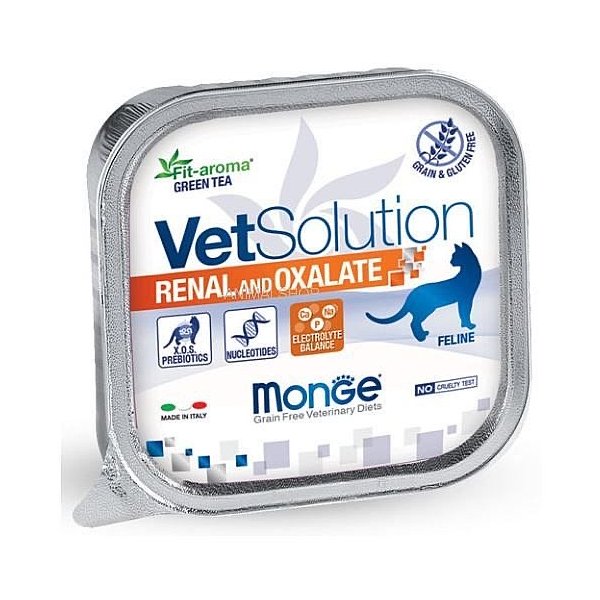 מזון רפואי לחתולים שימור מונג' רנל אוקסלט monge RENAL באנר