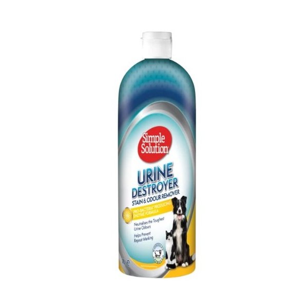 מסיר כתמים וריחות שתן Simple Solution Urine Destroyer באנר