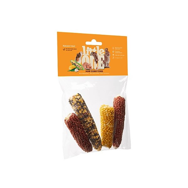 ליטל וואן חטיף מיני קלחי תירס למכרסמים באנר