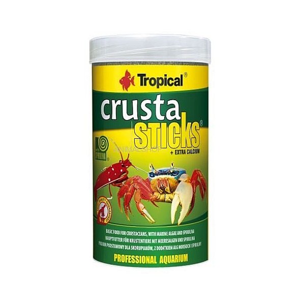 Tropical Crusta  מזון ללובסטרים ננסיים ושרימפסים באנר