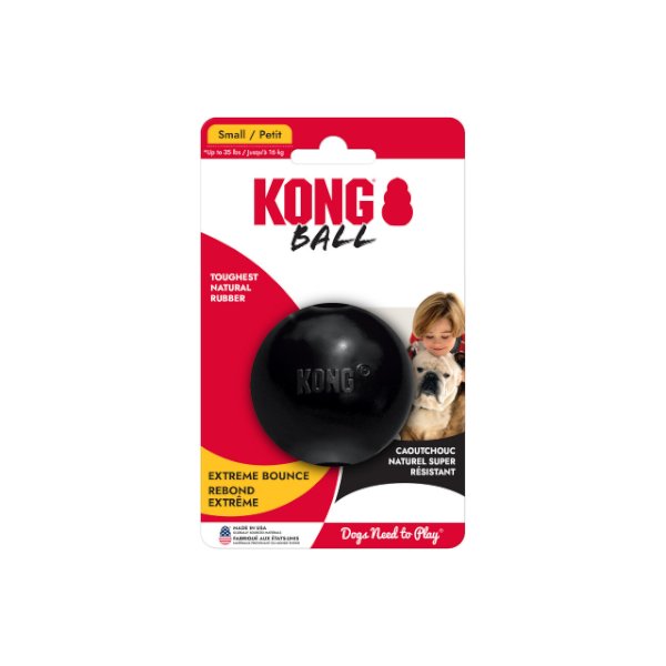 צעצוע כדור KONG ball עמיד במיוחד באנר