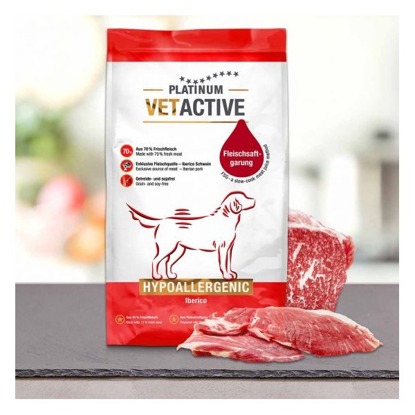 פלטינום מזון לח היפואלרגני לכלבים חזיר באנר