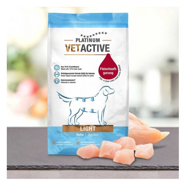 פלטינום מזון לח לכלב בוגר לייט עוף באנר