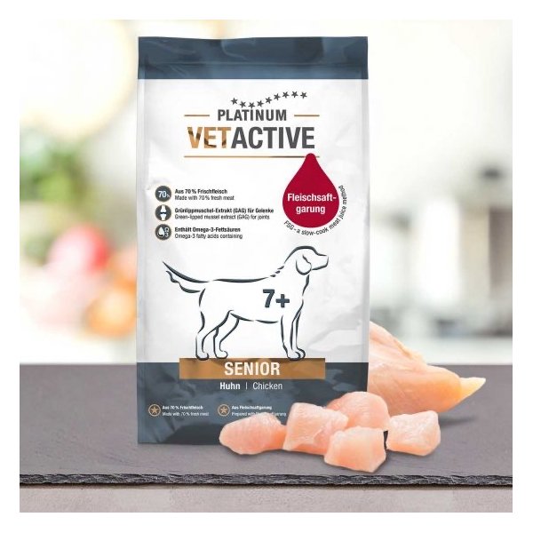 פלטינום מזון לח לכלבים מבוגרים (סניור)  עוף באנר